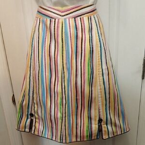 Think Tank MultiStriped Cotton Skirt, 6